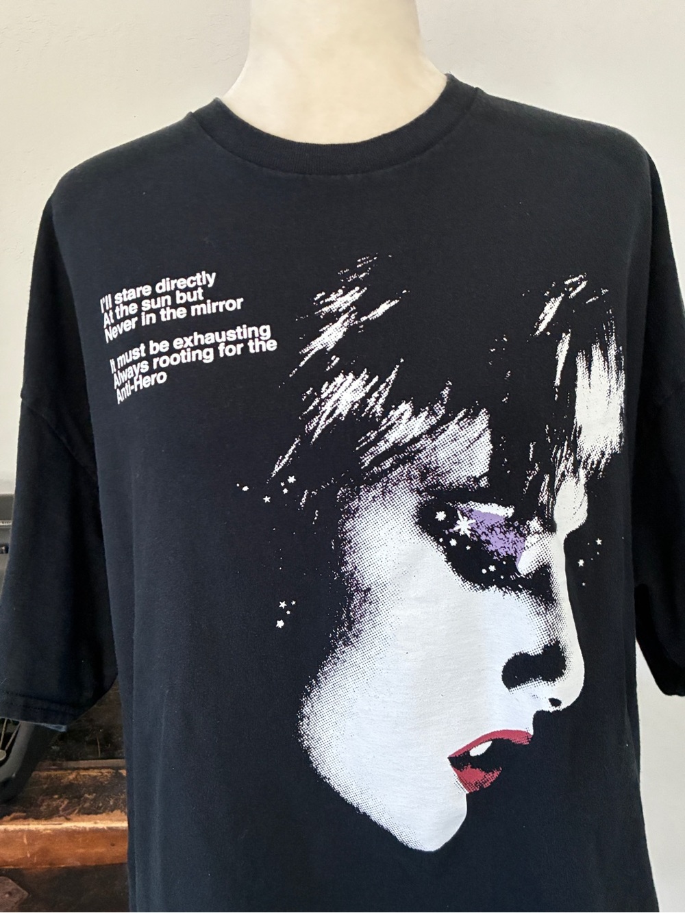 Taylor Swift Midnights Anti-Hero Lyrica and Portrait Tee - Size 2X - Picture 2 of 14